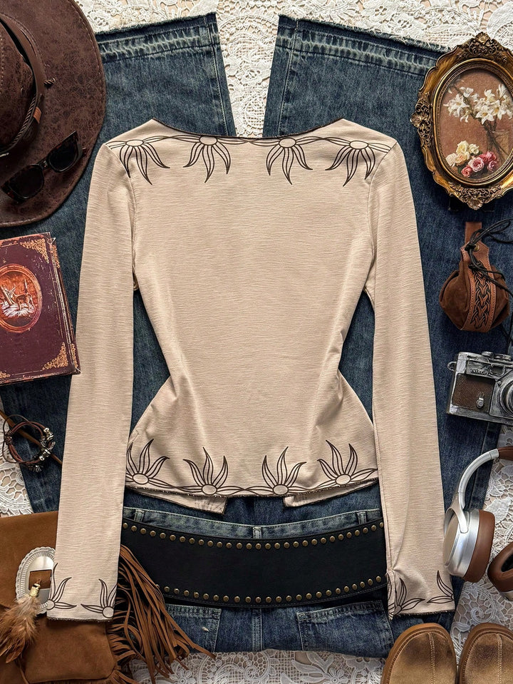 Top SHEIN, bej
