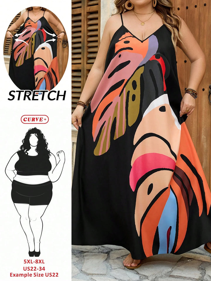 Rochie maxi SHEIN, mix culori