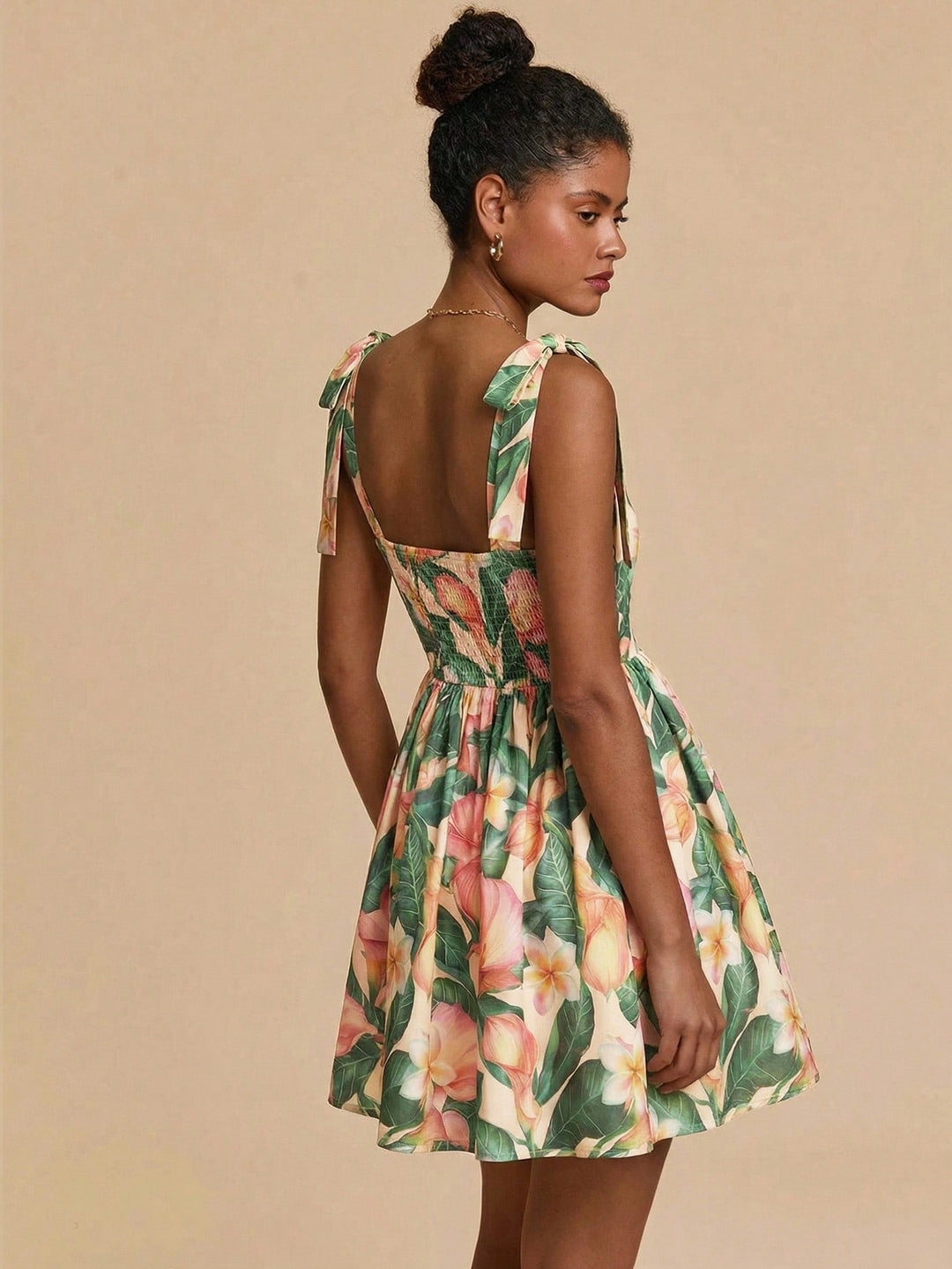 Rochie mini SHEIN, bej