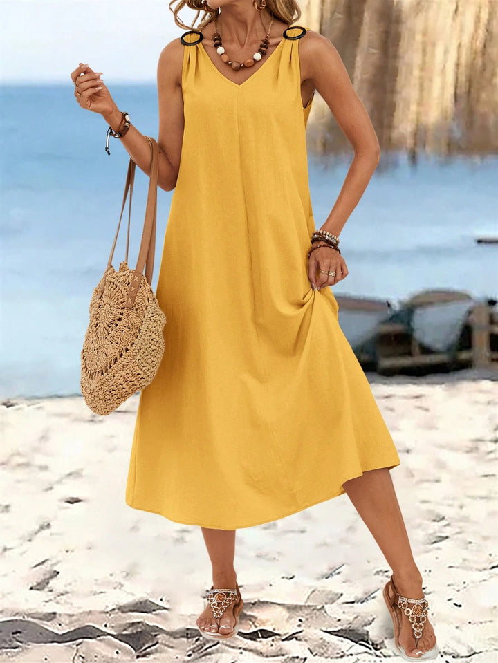 Rochie maxi SHEIN, galben
