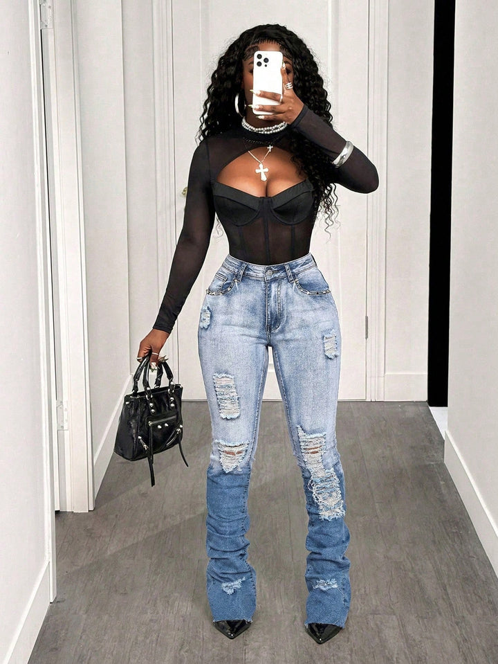 Jeans SHEIN, albastru