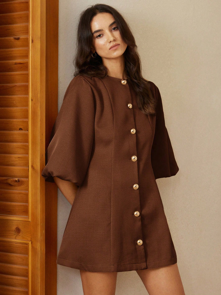 Rochie mini SHEIN, maro