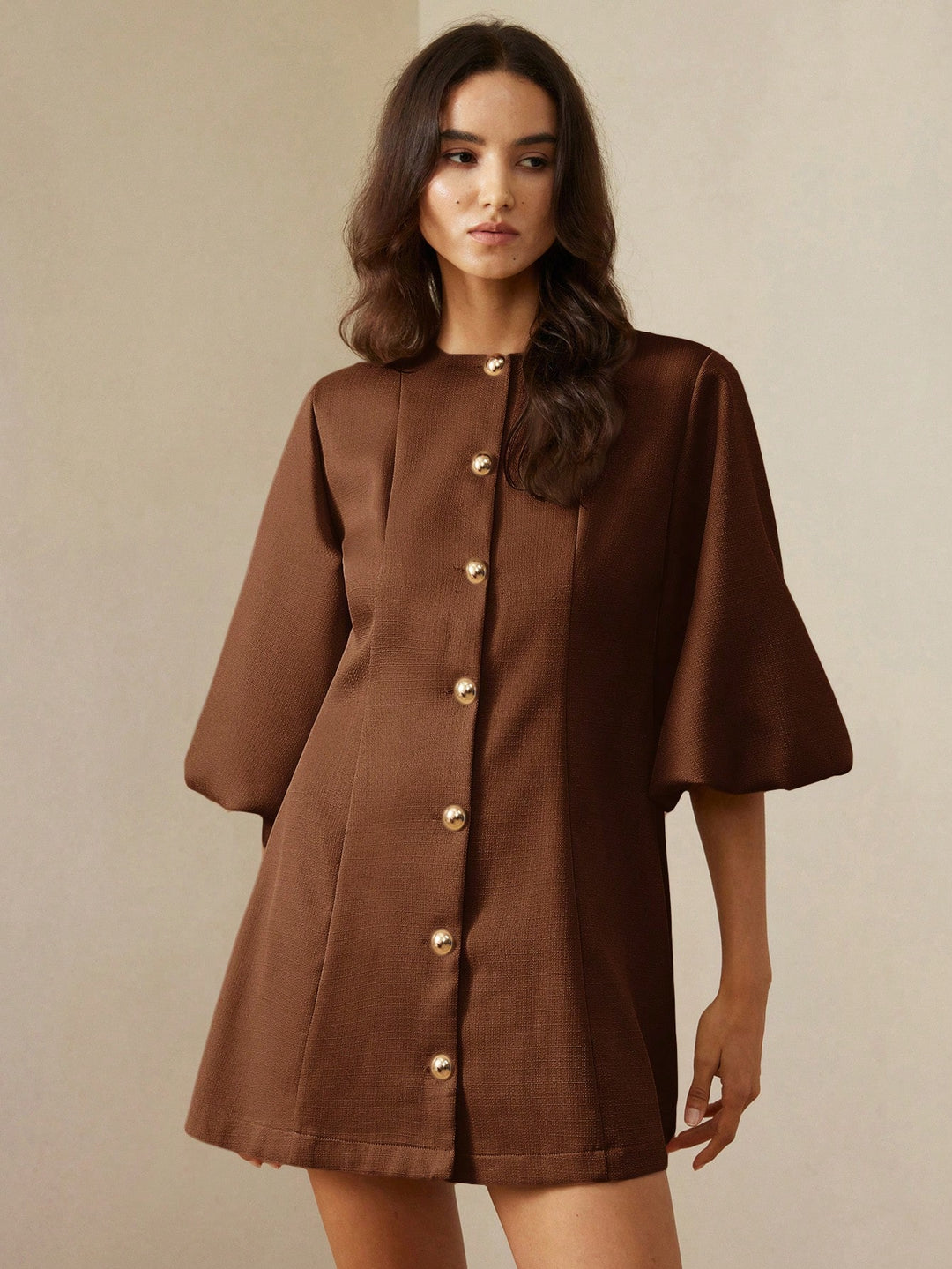 Rochie mini SHEIN, maro