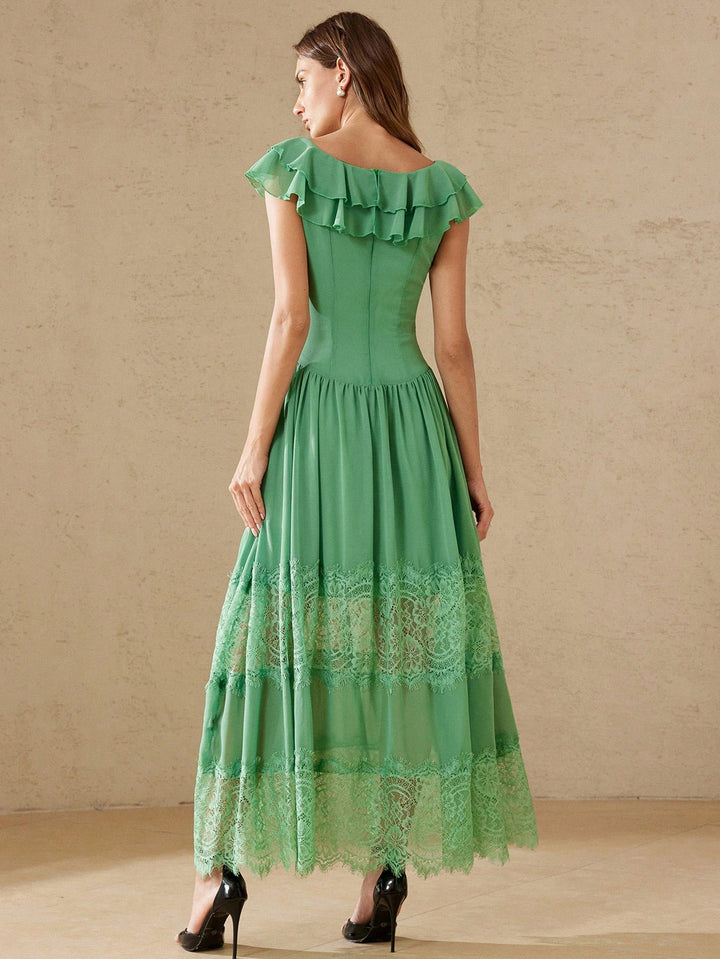 Rochie maxi SHEIN, verde