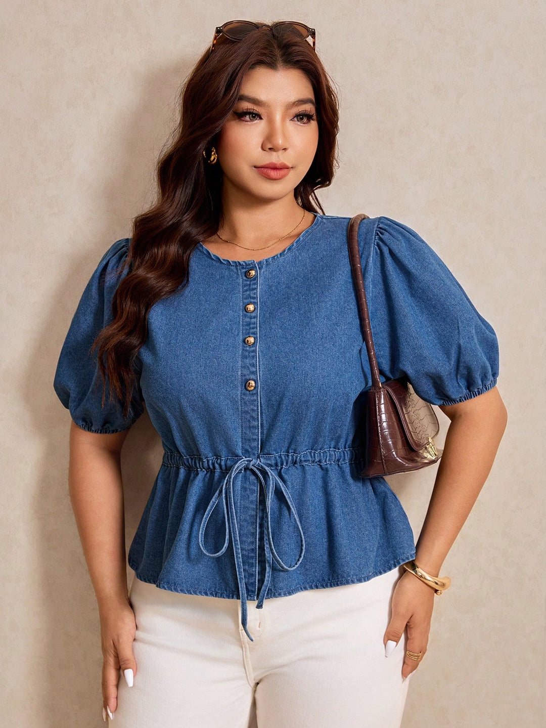 Top SHEIN, bej