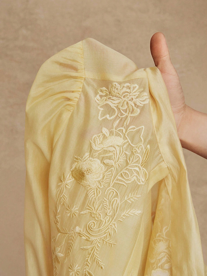 Bluza elegantă SHEIN, galben