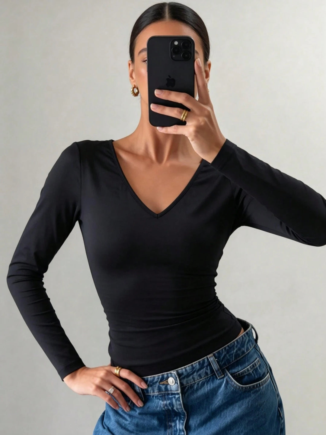 Bluză SHEIN, negru