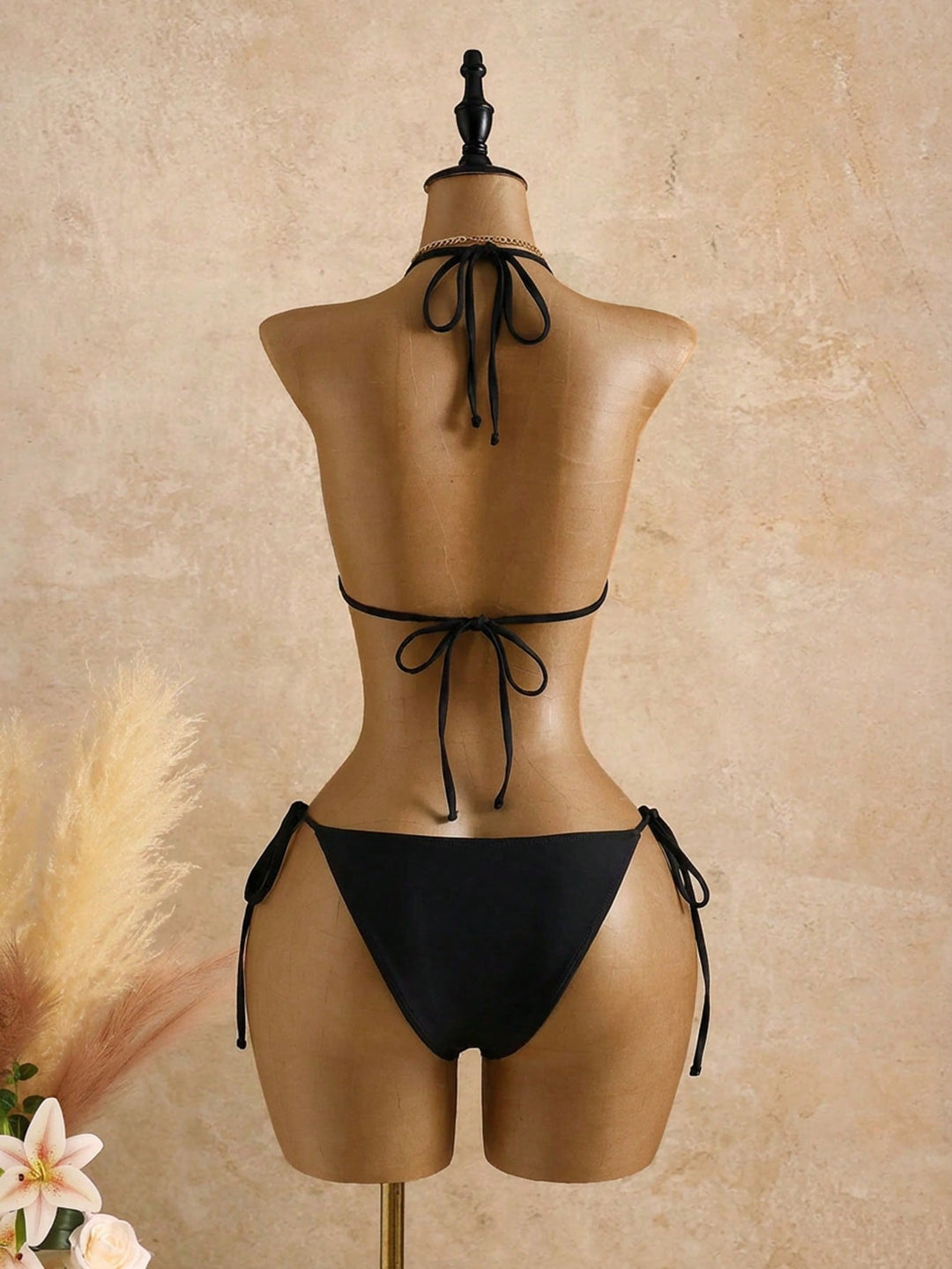 Set bikini SHEIN, negru