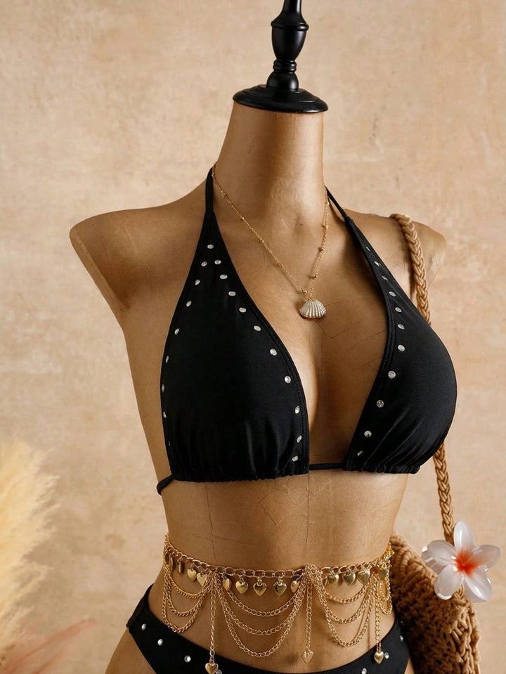 Set bikini SHEIN, negru