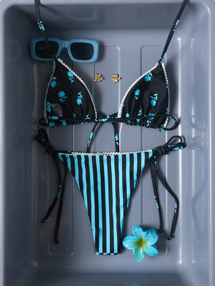 Set bikini SHEIN, mix culori