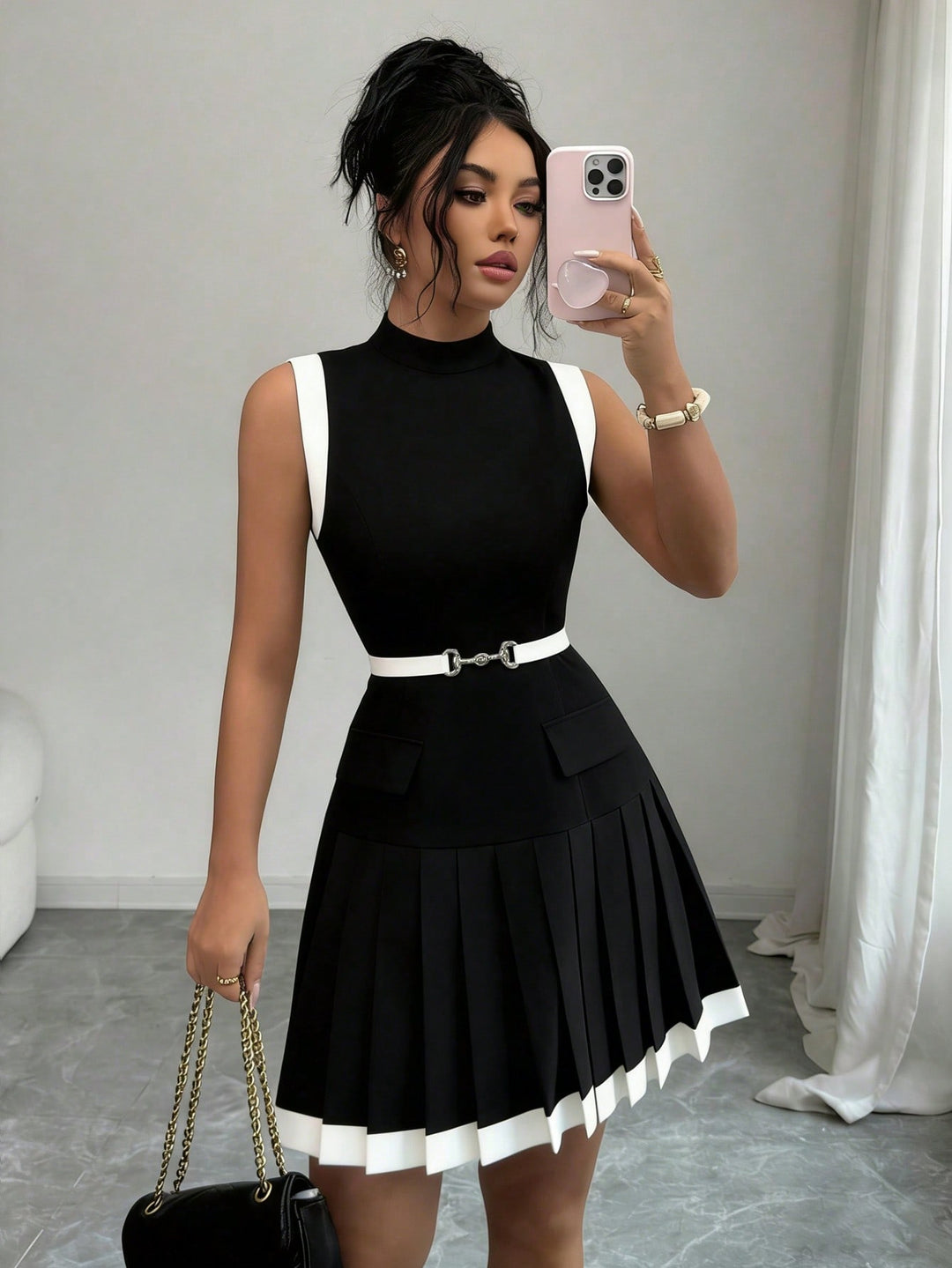 Rochie scurtă SHEIN, mix culori
