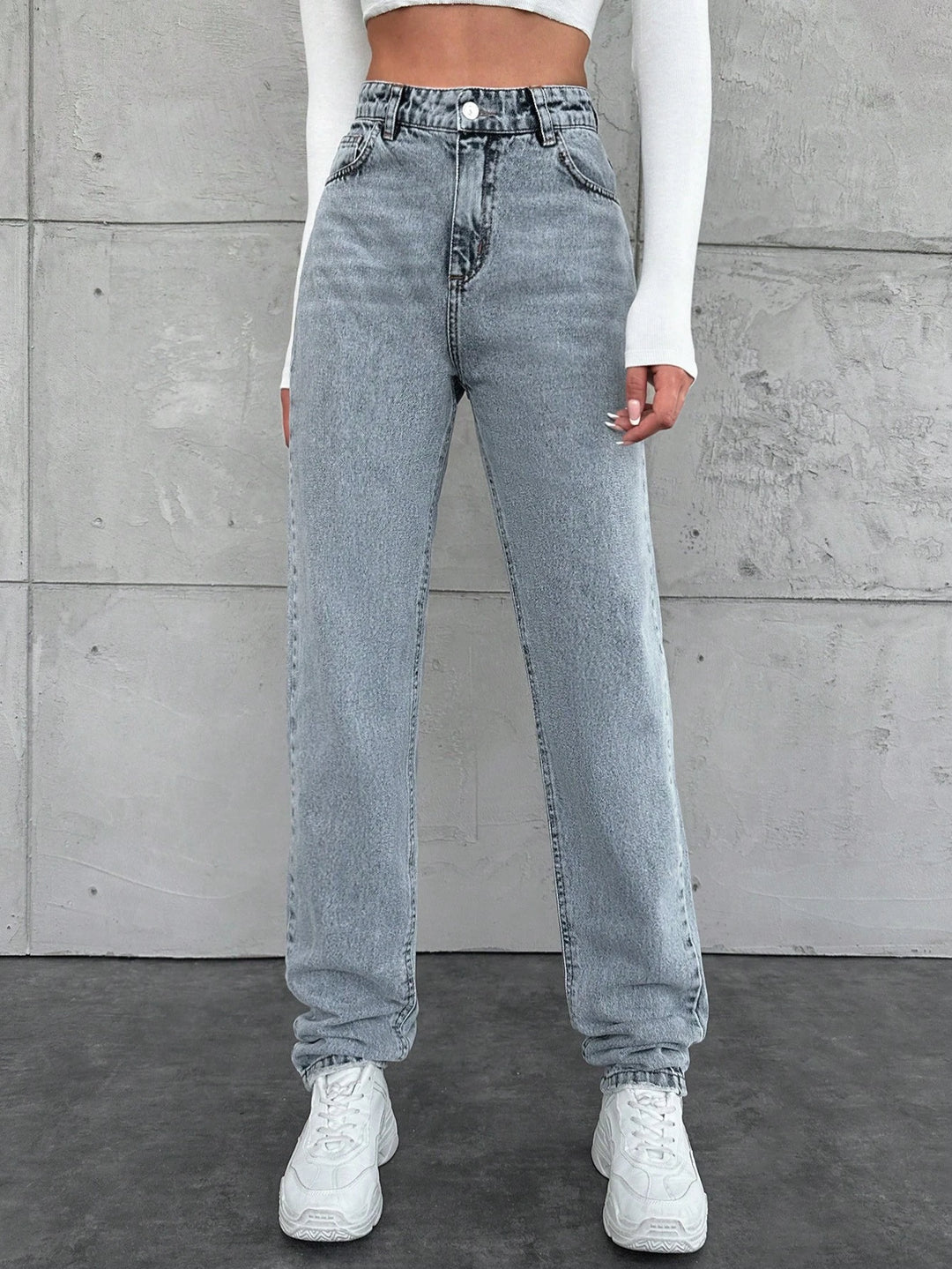 Jeans SHEIN, albastru