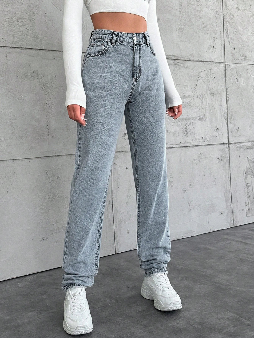 Jeans SHEIN, albastru