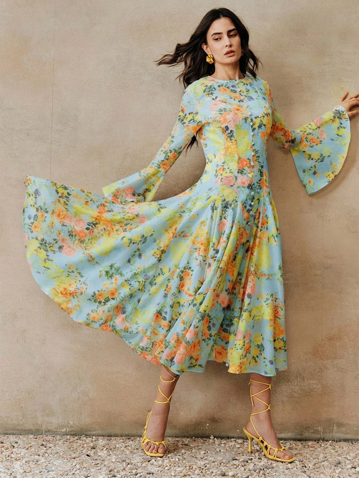 Rochie maxi SHEIN, albastru