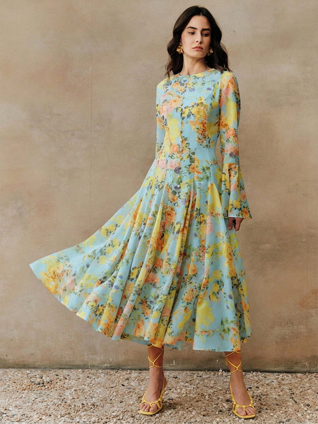 Rochie maxi SHEIN, albastru