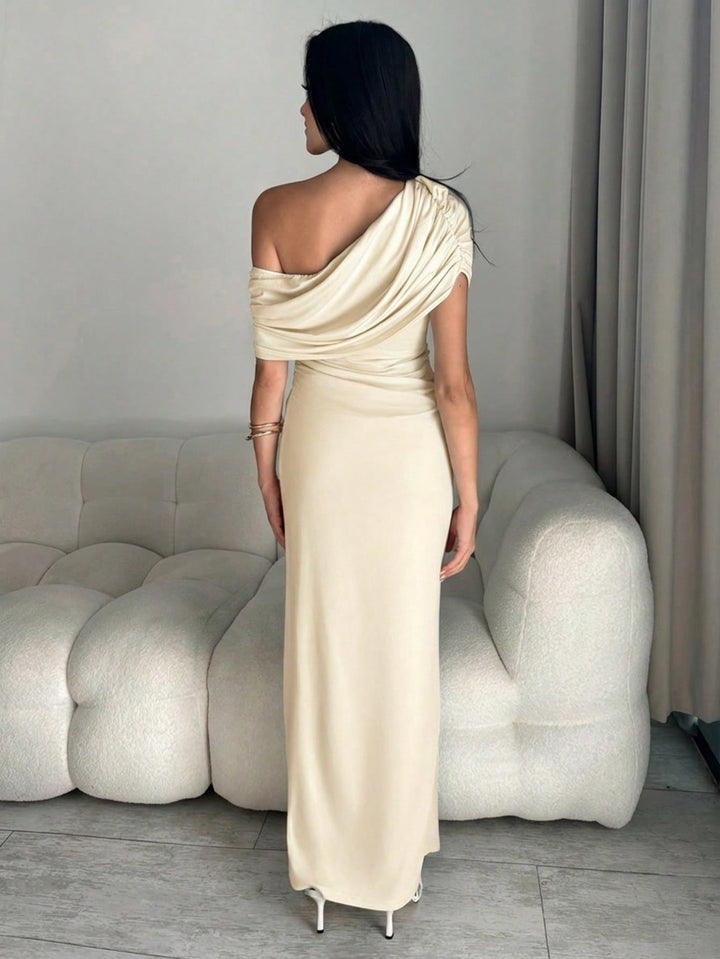 Rochie maxi SHEIN, portocaliu