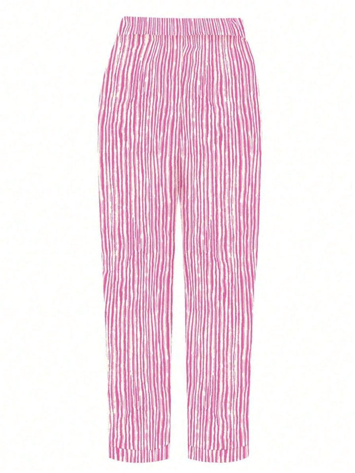 Pantaloni SHEIN, roz