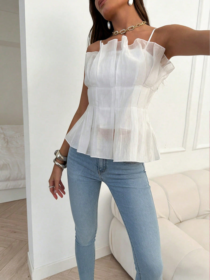 Top SHEIN, fehér