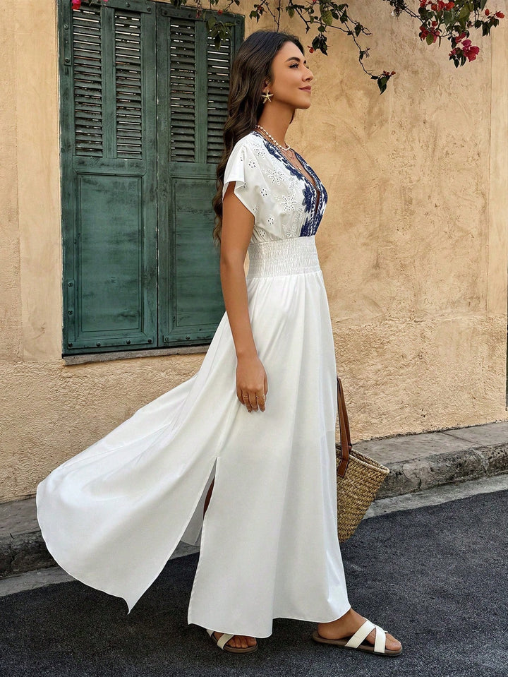 Rochie maxi SHEIN, mix culori