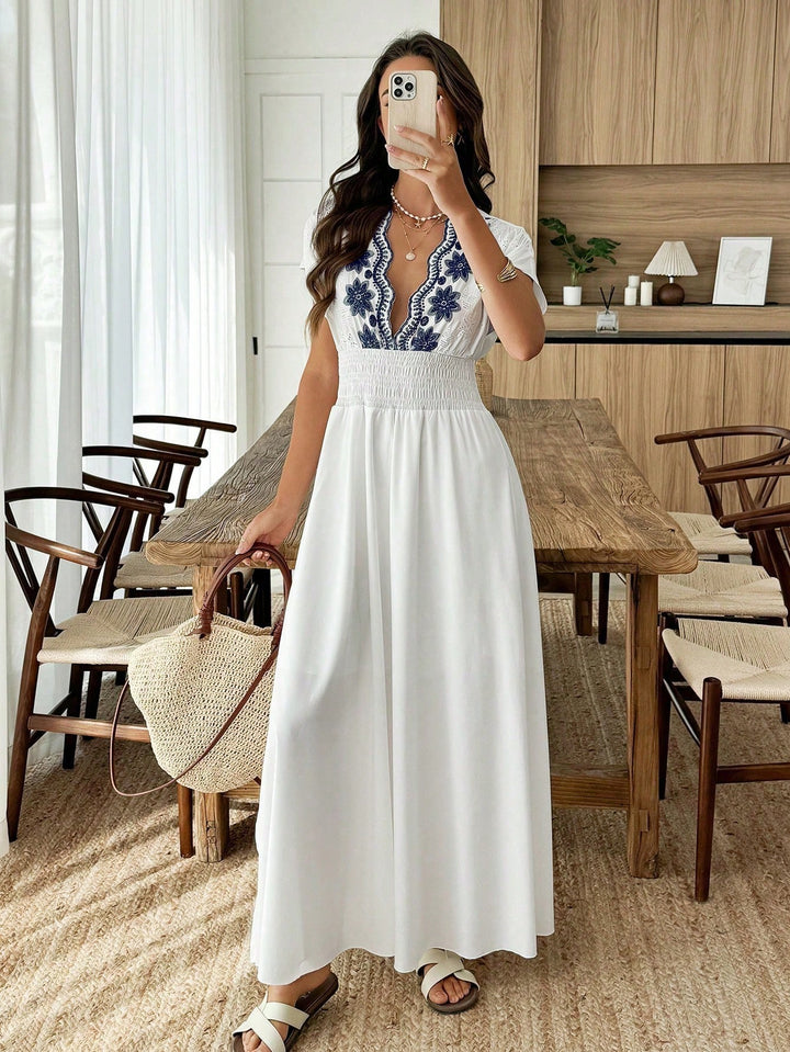 Rochie maxi SHEIN, mix culori