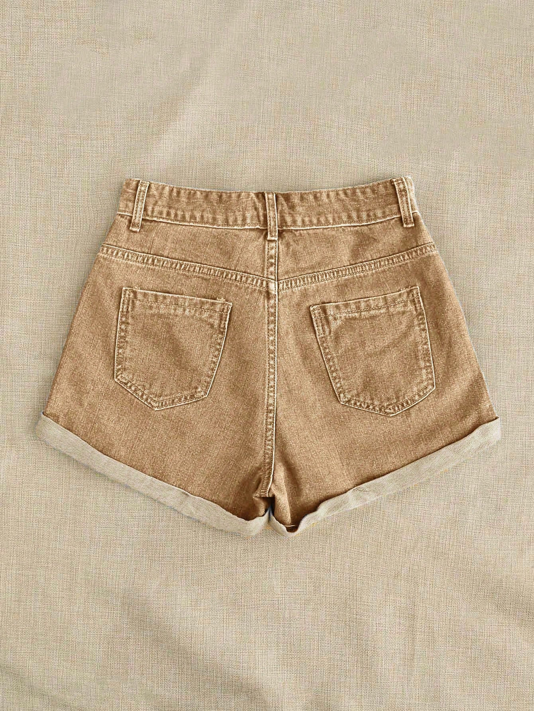 Pantaloni scurți SHEIN, kaki