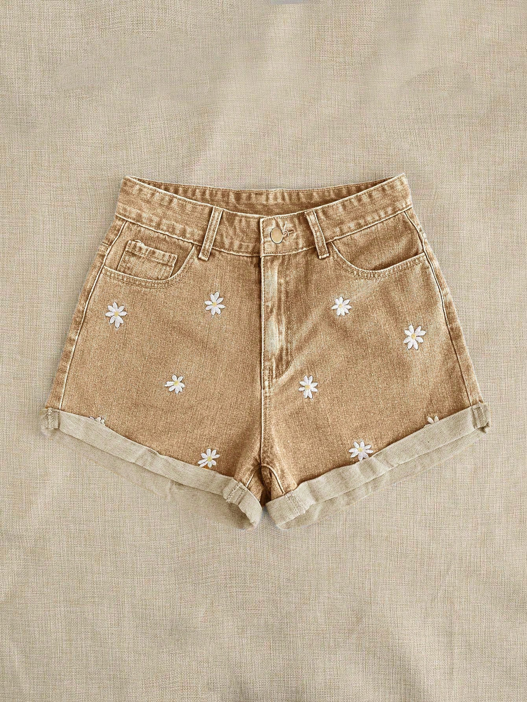 Pantaloni scurți SHEIN, kaki