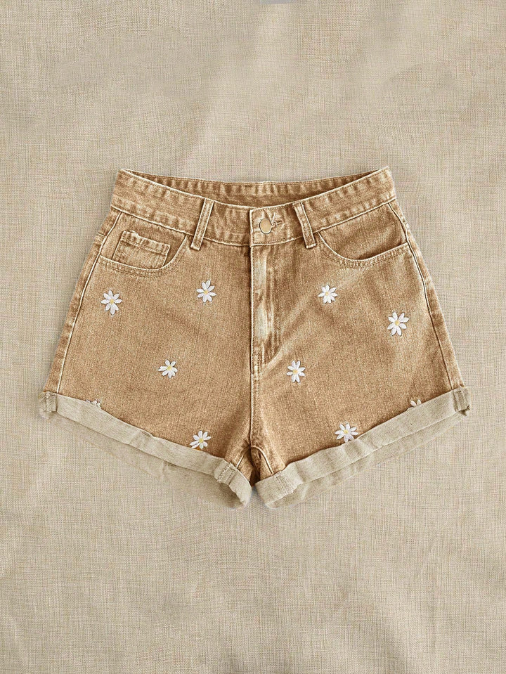 Pantaloni scurți SHEIN, kaki