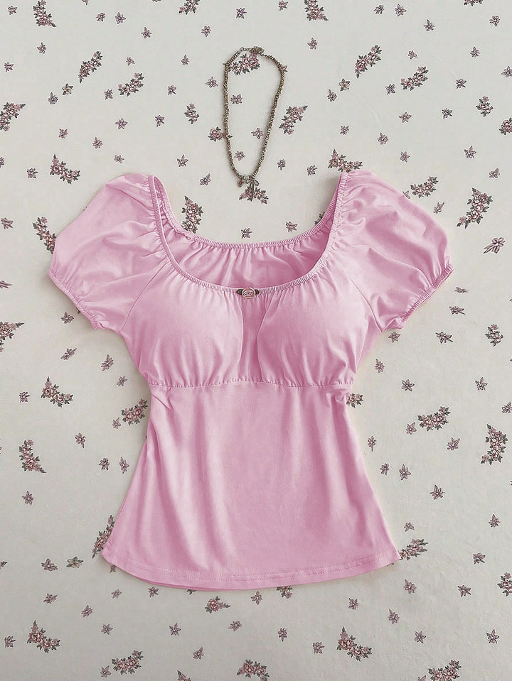 Tricou SHEIN, roz