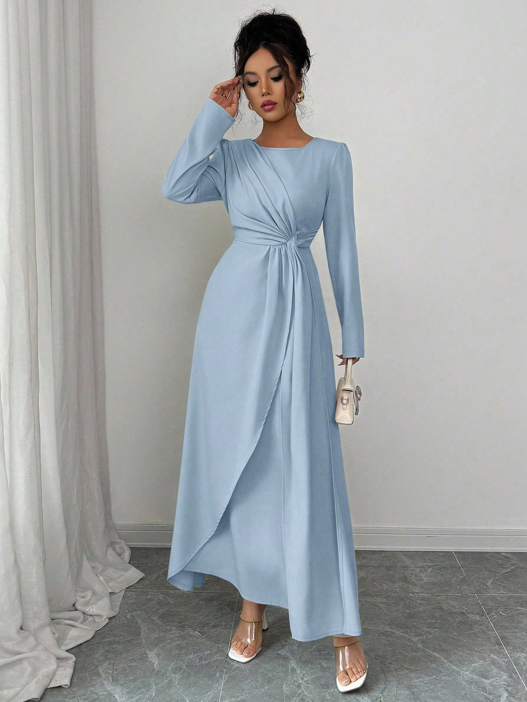 Rochie maxi SHEIN, albastru