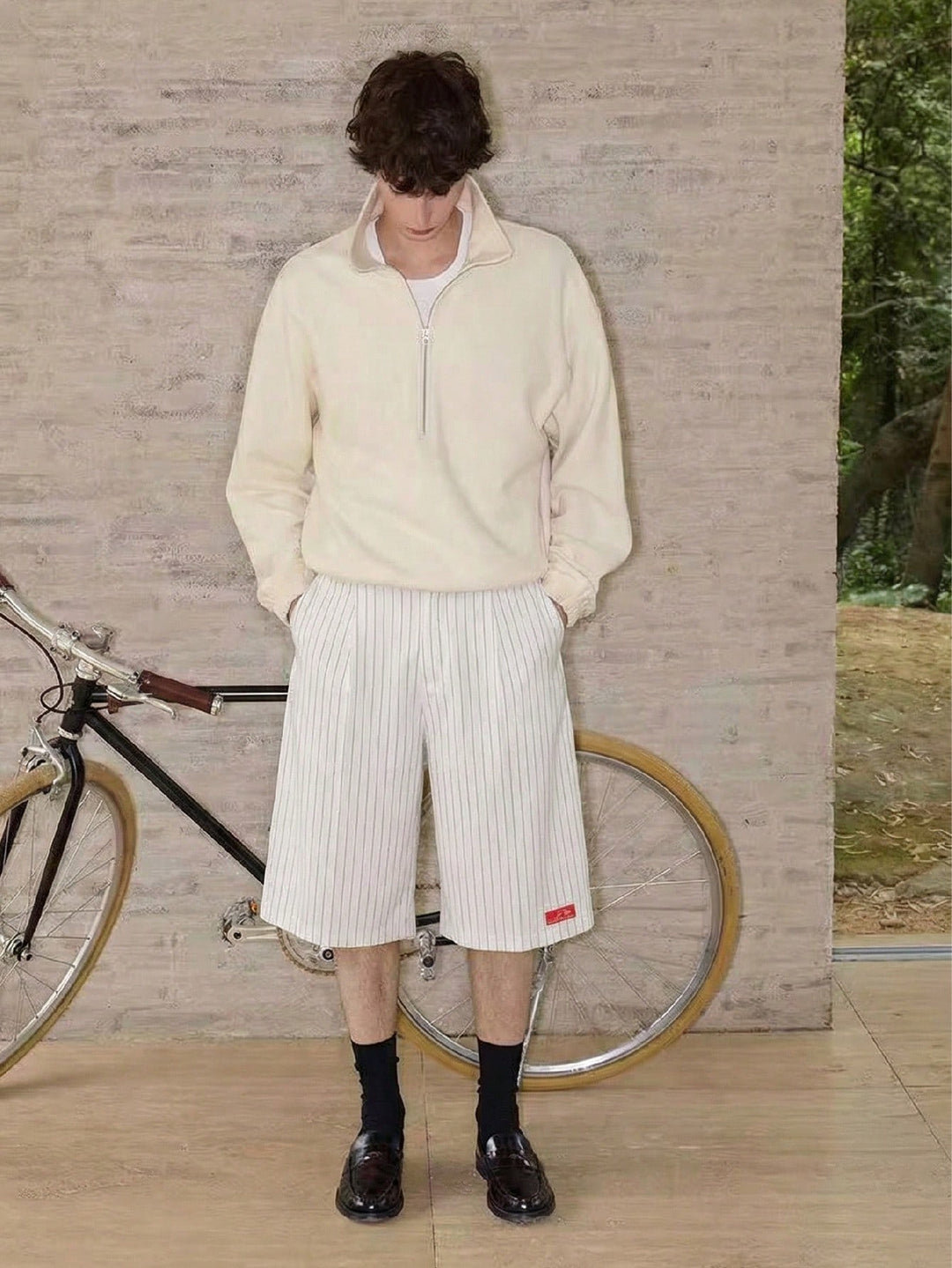 Pantaloni scurți SHEIN, negru