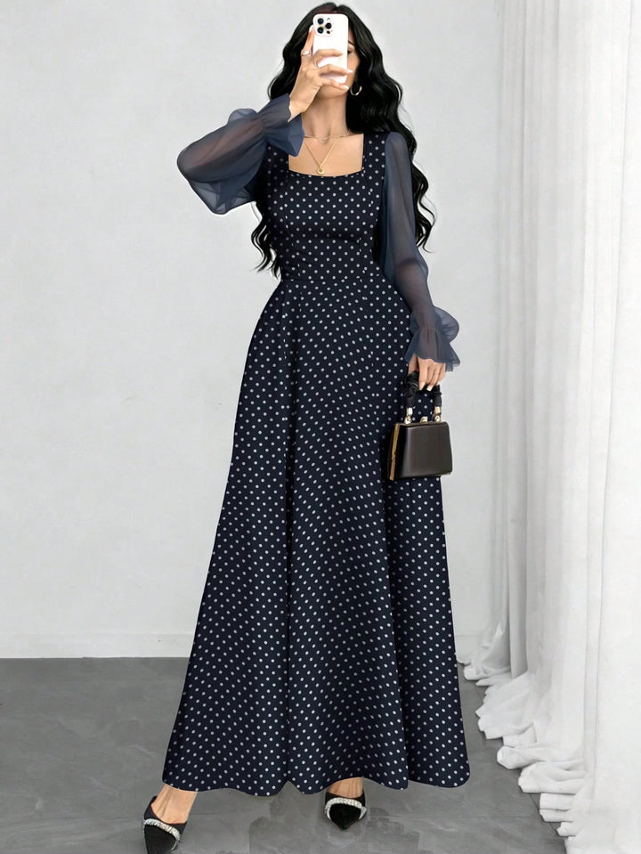 Rochie maxi SHEIN, mix culori