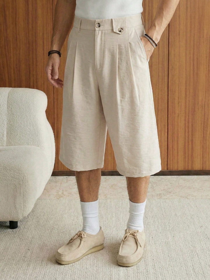 Pantaloni scurți SHEIN, bej