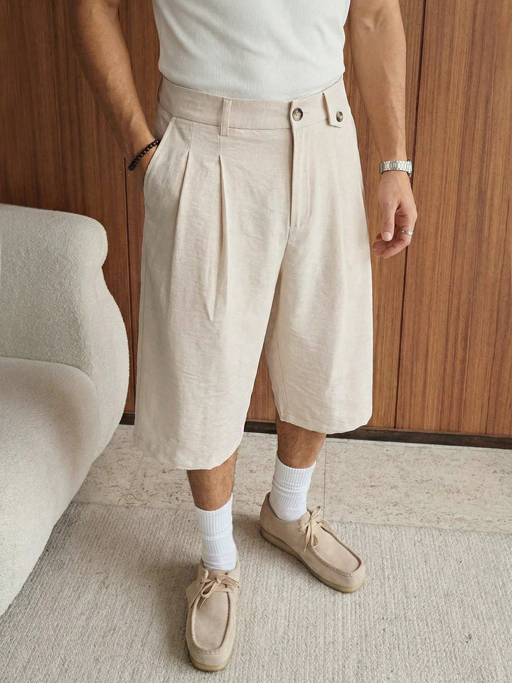 Pantaloni scurți SHEIN, bej