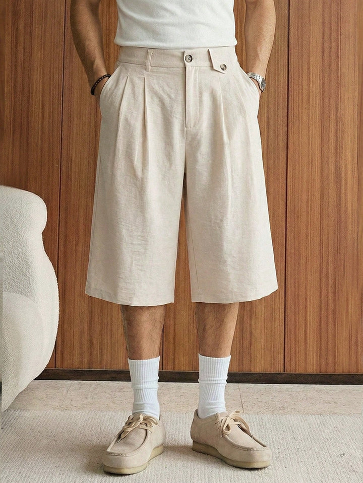 Pantaloni scurți SHEIN, bej
