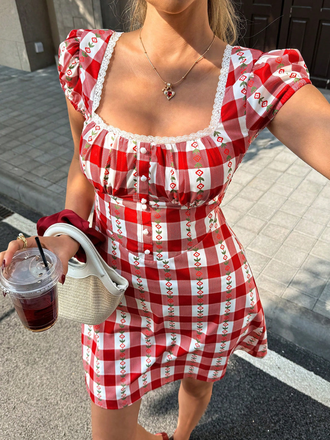 Rochie mini SHEIN, roșu