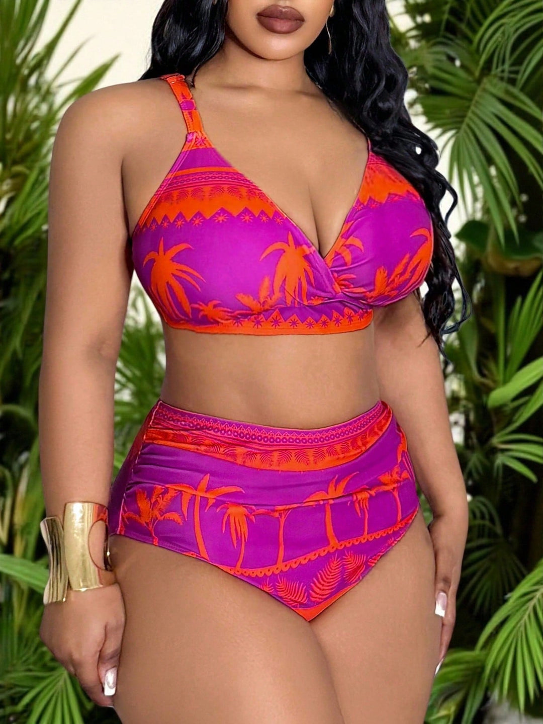 Set bikini de baie SHEIN, mix culori