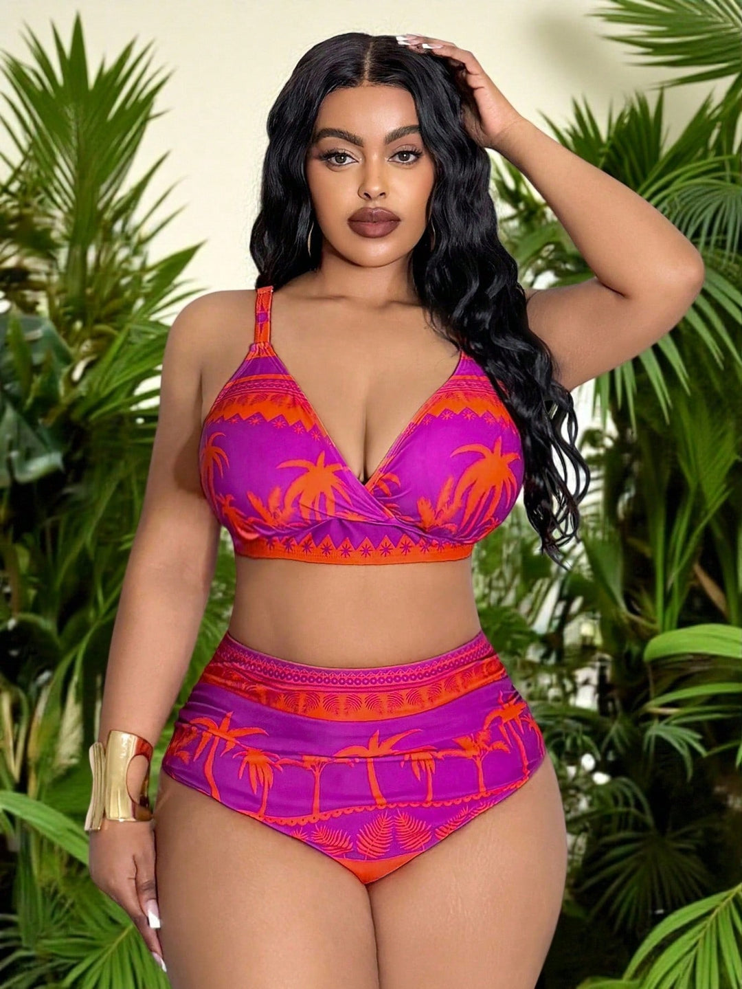 Set bikini de baie SHEIN, mix culori