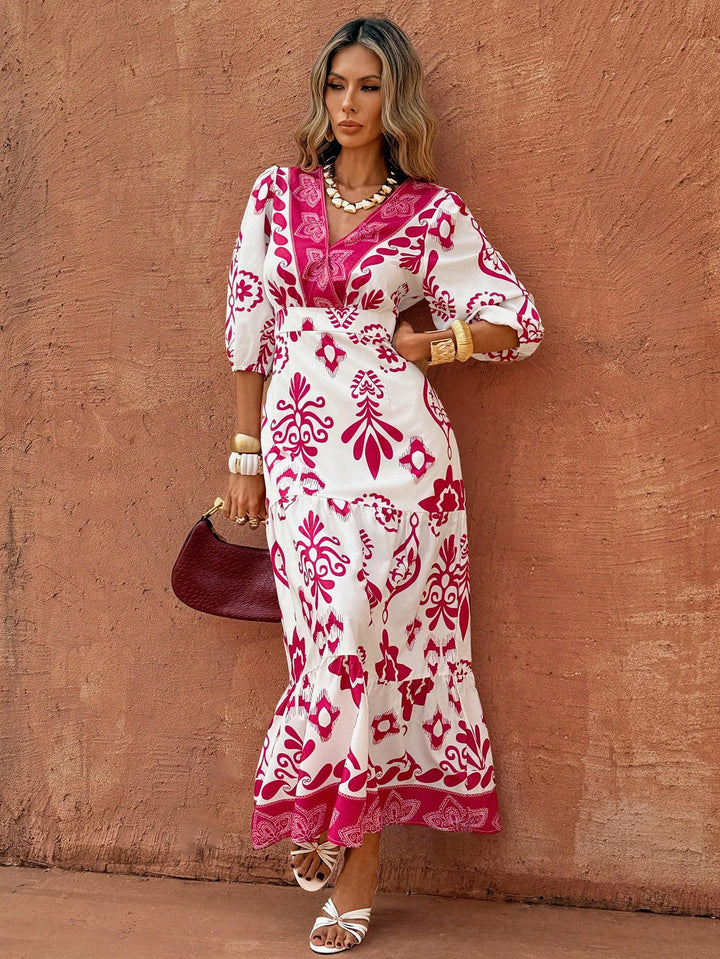Rochie maxi SHEIN, roșu