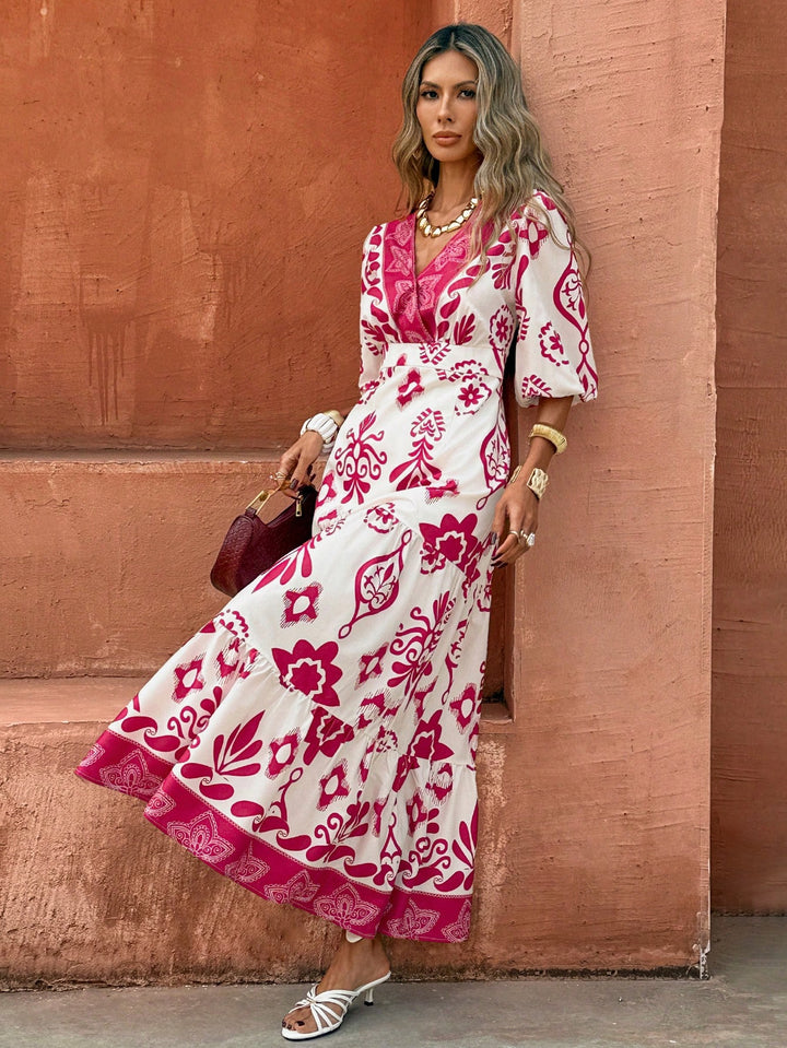 Rochie maxi SHEIN, roșu