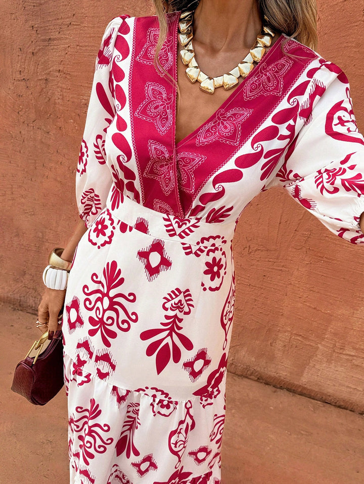Rochie maxi SHEIN, roșu