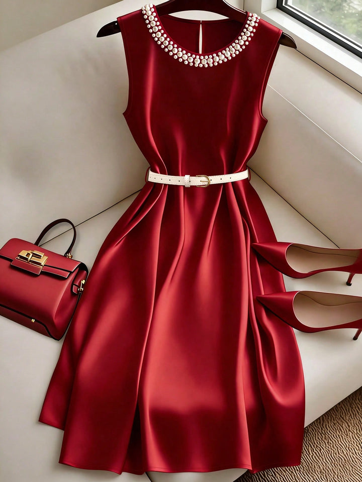 Rochie midi SHEIN, roșu