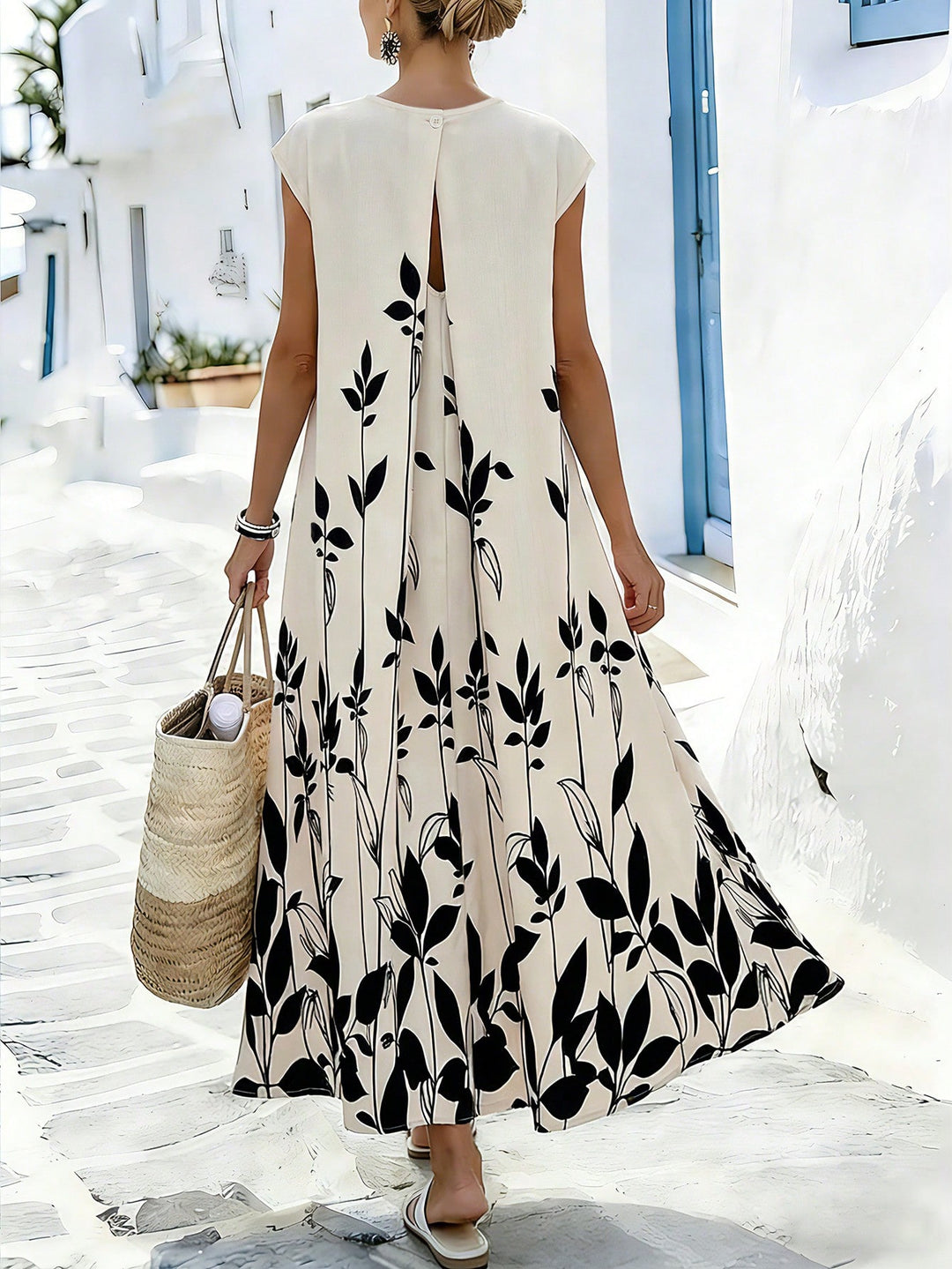 Rochie maxi SHEIN, bej