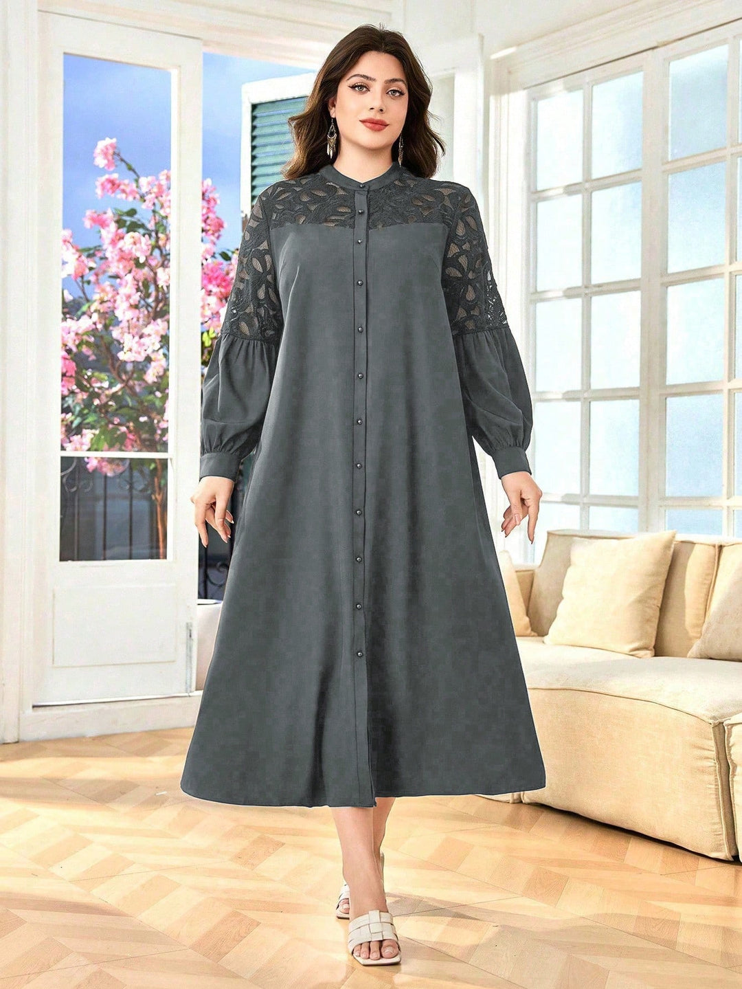 Rochie SHEIN, gri