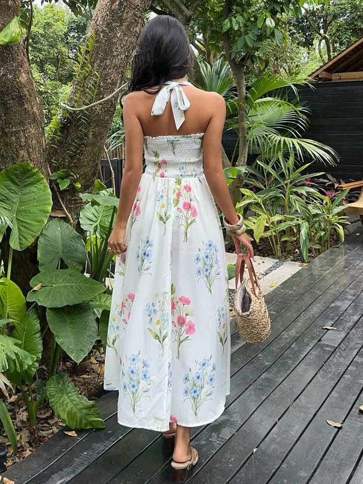 Rochie maxi SHEIN, alb