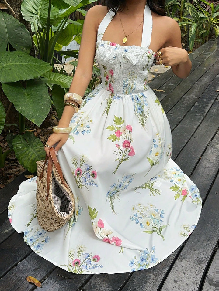 Rochie maxi SHEIN, alb