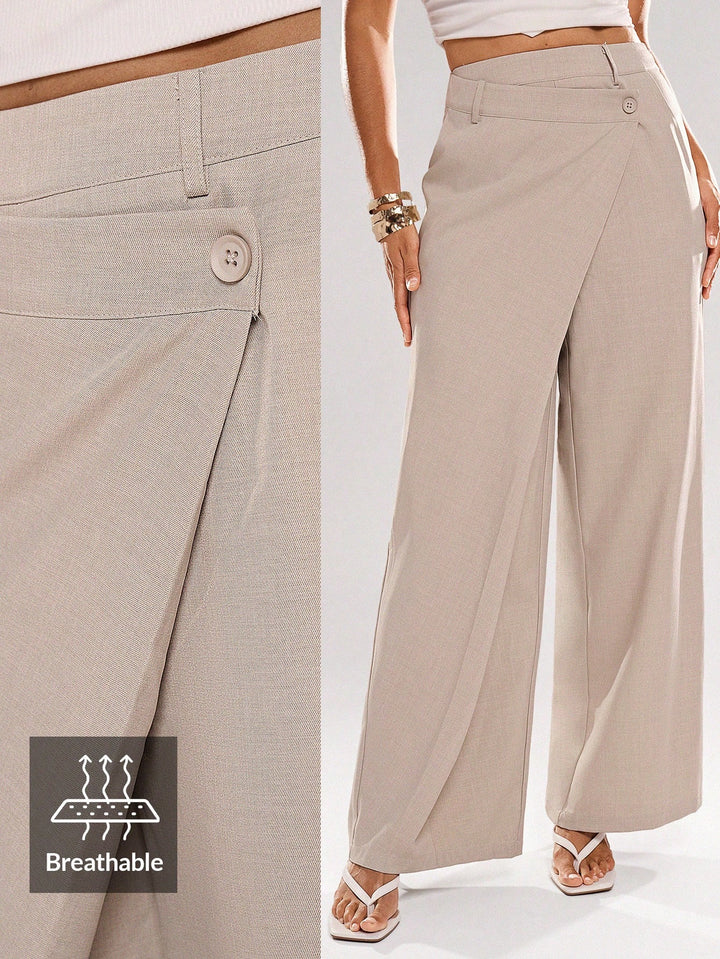 Pantalon SHEIN, portocaliu
