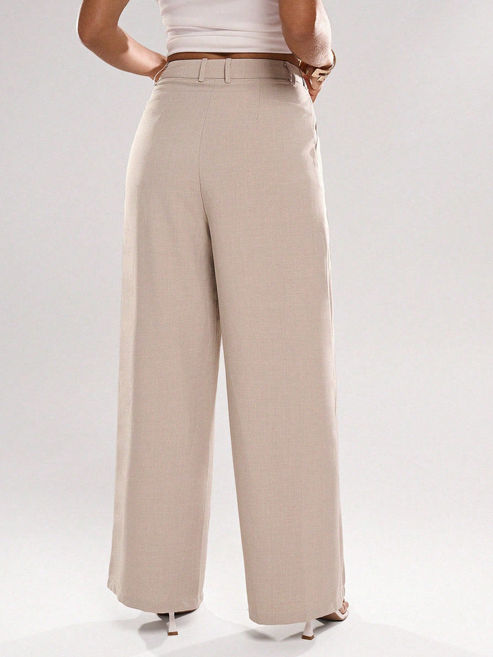 Pantalon SHEIN, portocaliu