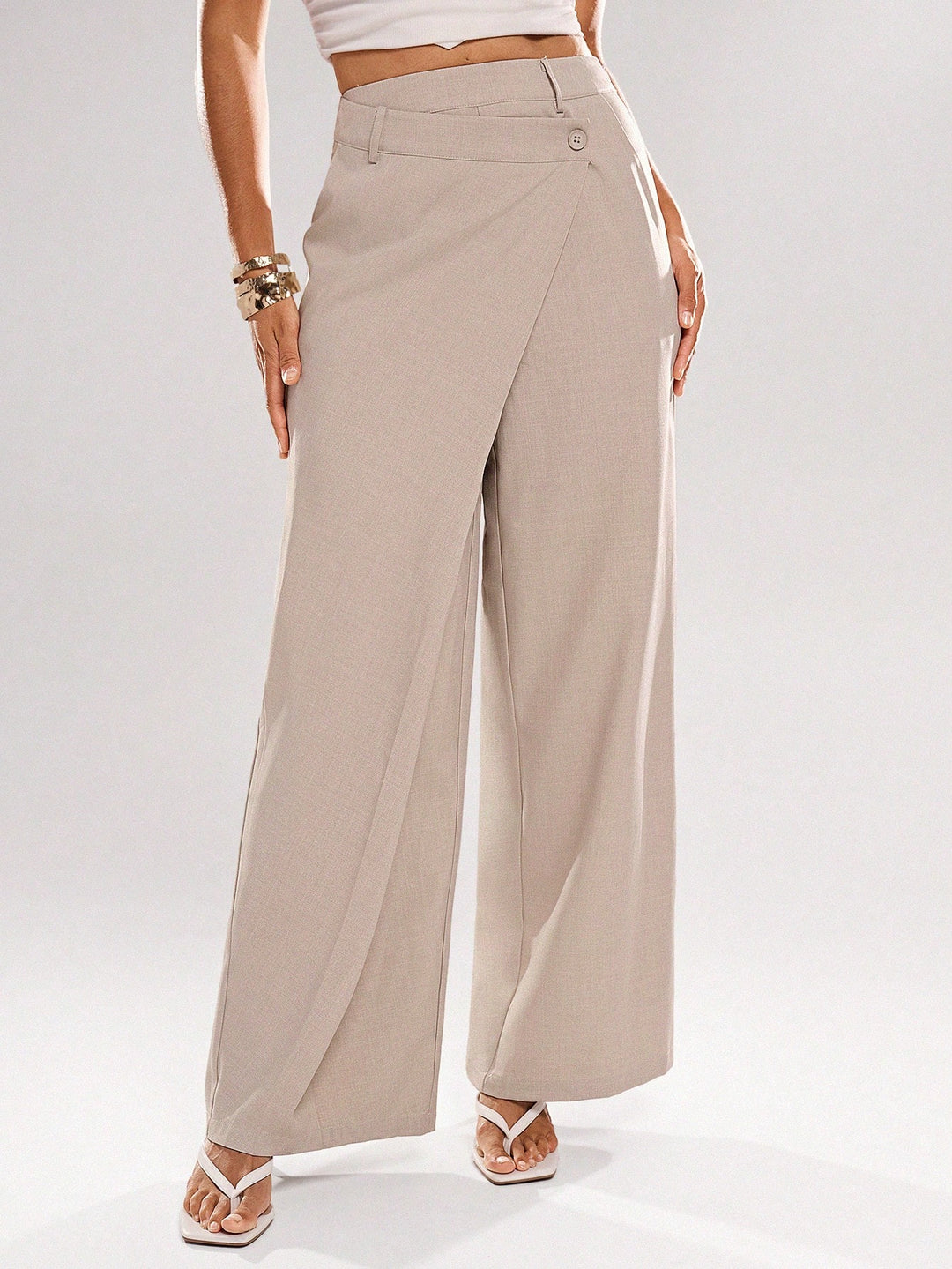 Pantalon SHEIN, portocaliu