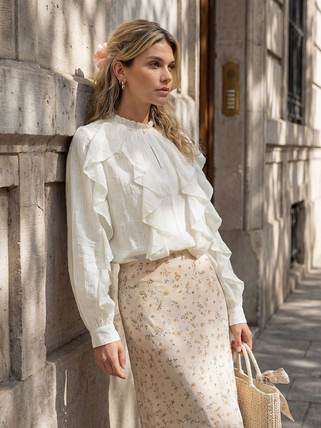 Top SHEIN, portocaliu