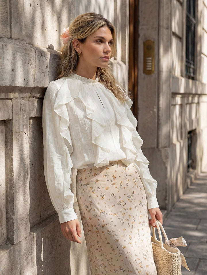 Top SHEIN, portocaliu
